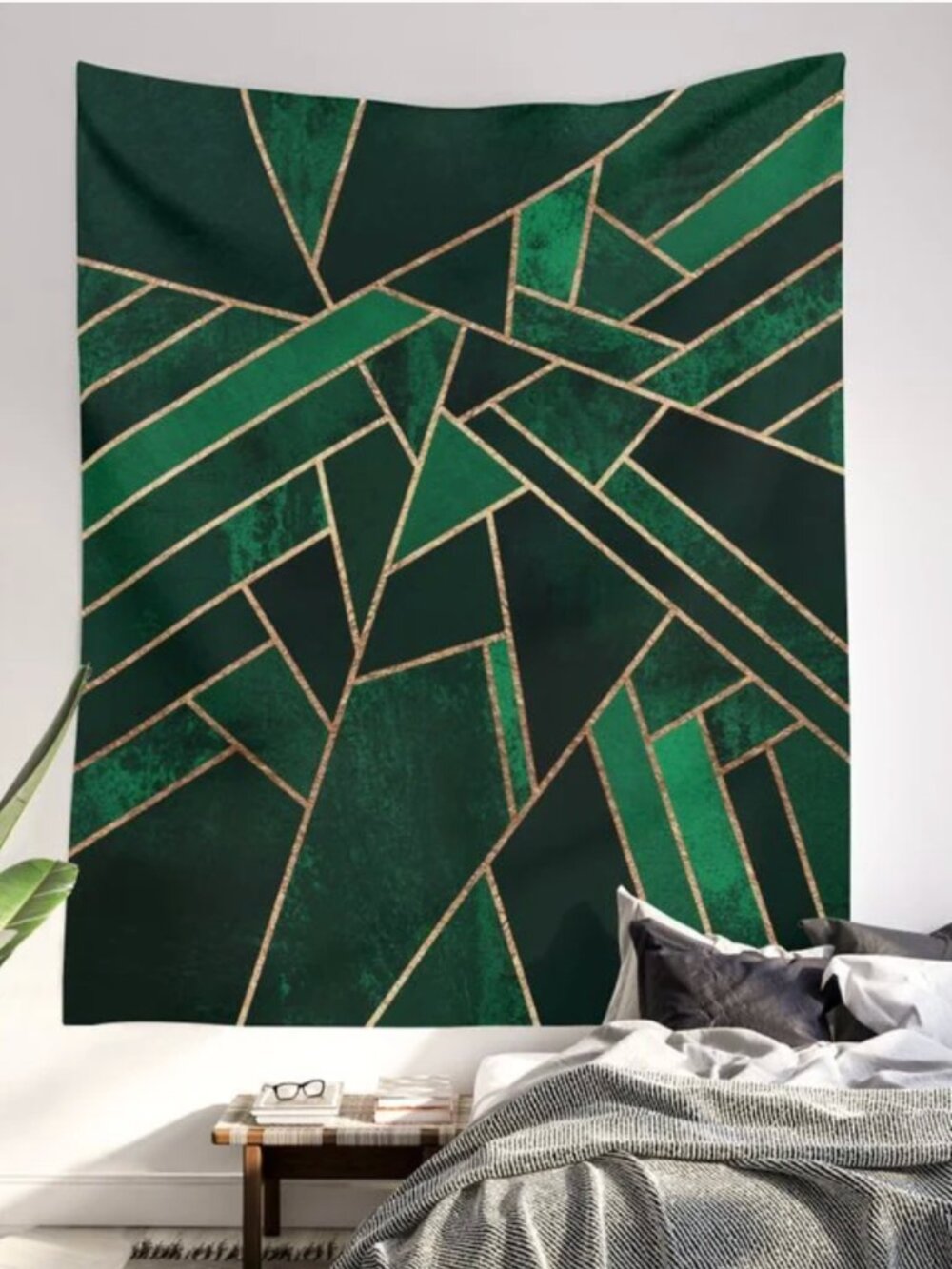 Emerald Night Wall Tapestry